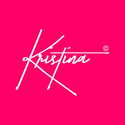 Kristina (White on Pink)